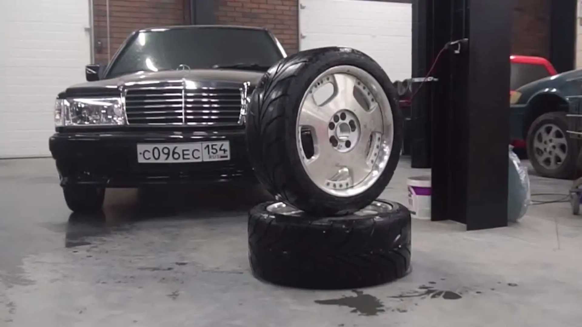 Next Tuning Fad Russians Make Transparent Wheels with Plexiglas