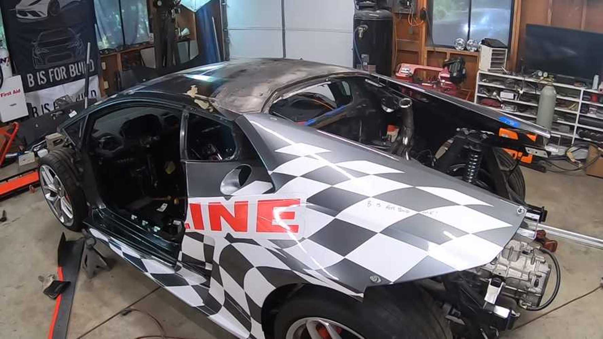 YouTuber Revises Burnt Lambo Huracan and Gives It 1,500-HP LSD V8