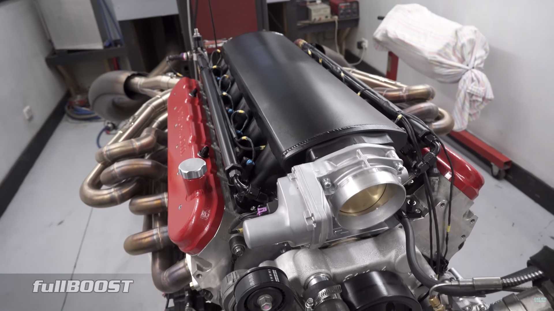 Watch And Listen As Insane 9.5-Liter LS V12 Engine Comes To Life