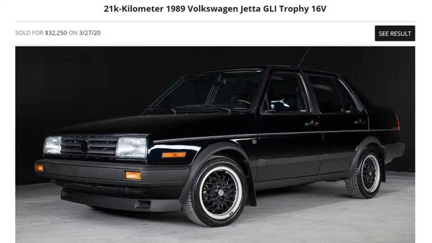 Someone Just Purchased a 30-Year-Old Volkswagen Jetta for More Than A New LLI