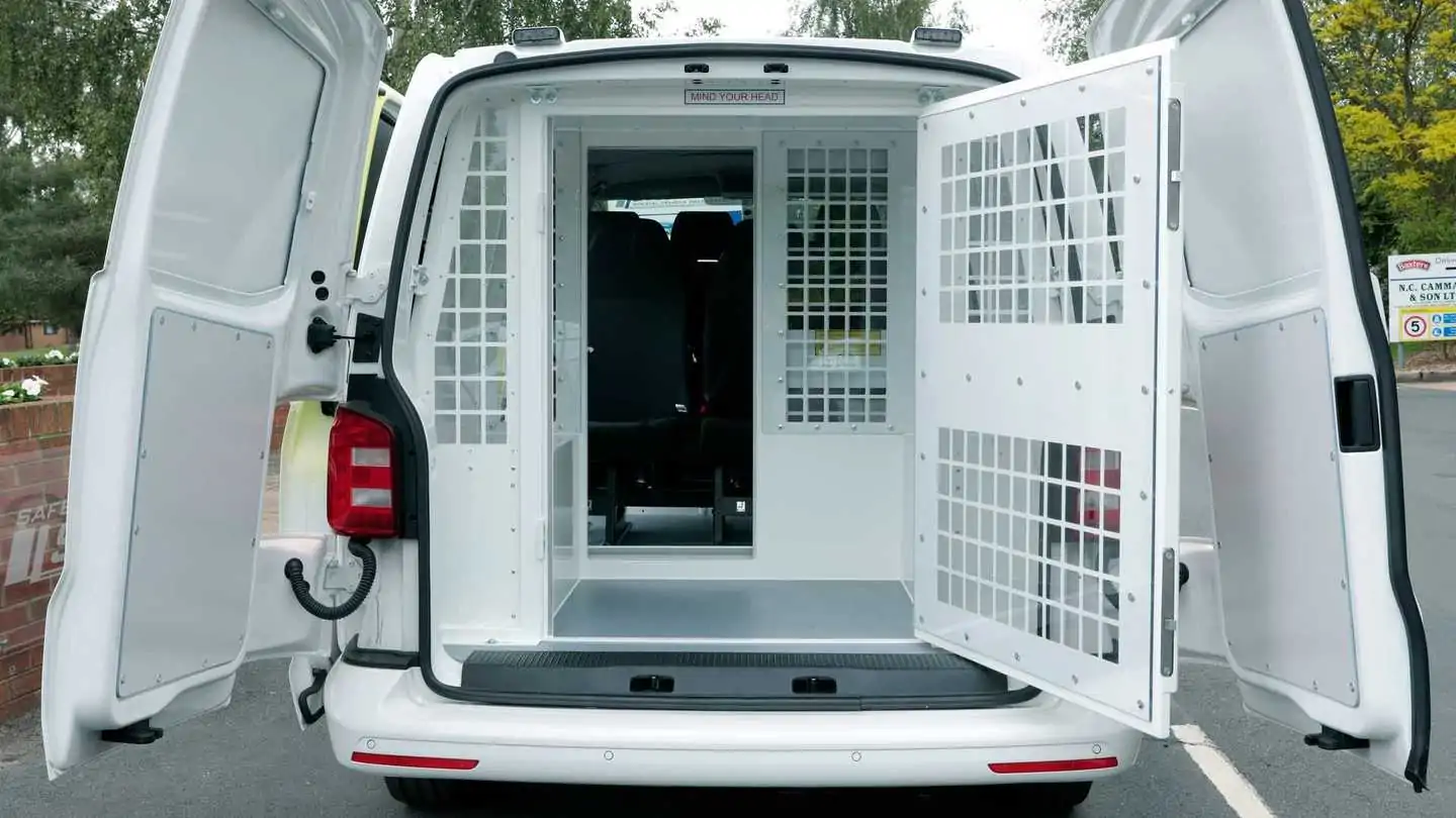 The New VW Prisoner Van is a Uncomfortable Mobile Cell for Criminals