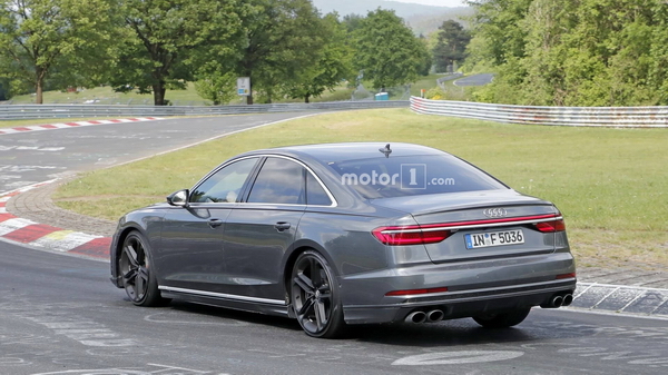 2019 Audi S8 Spotted Shaking Its Hips at The Nurburgring