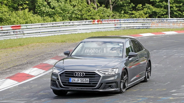 2019 Audi S8 Spotted Shaking Its Hips at The Nurburgring