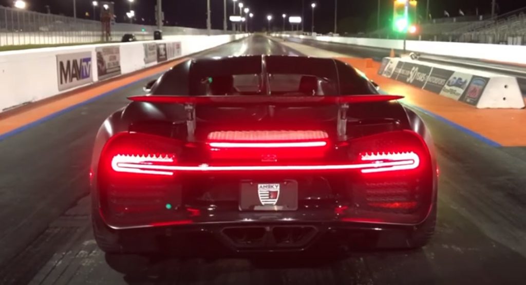 Watch Bugatti Chiron Do Quarter Mile In 9.9 Seconds