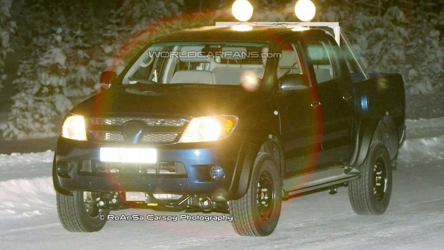 Hilux Disguise Hides New Volkswagen Taro