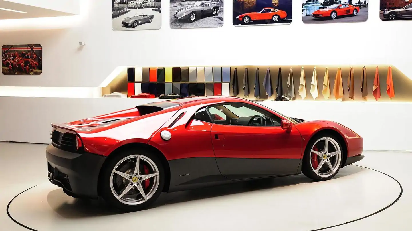 Official unveiling of Ferrari SP12 EC