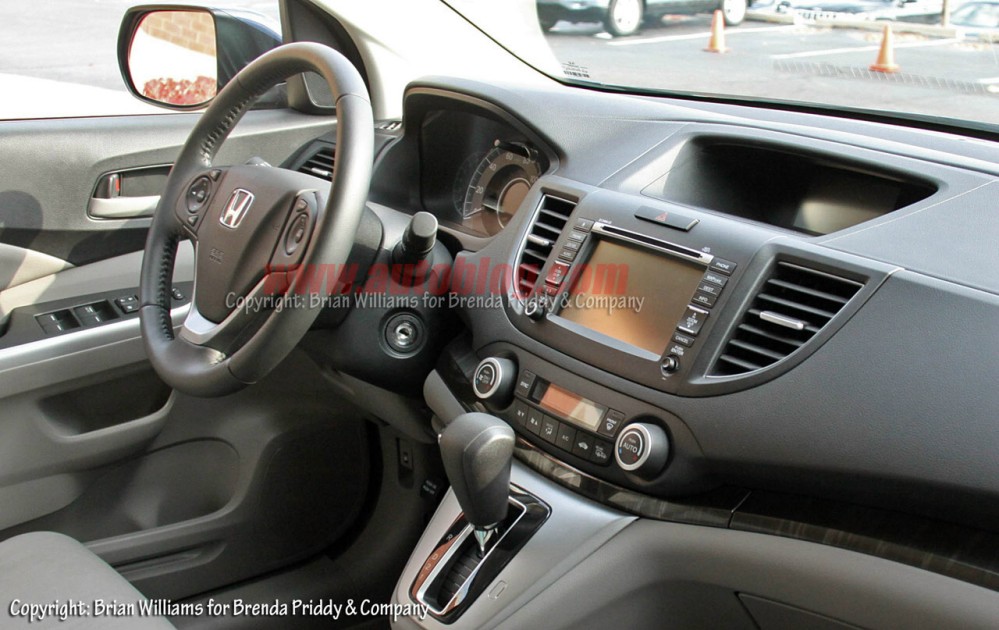 2012 Honda CR-V spotted undisguised with interior shot