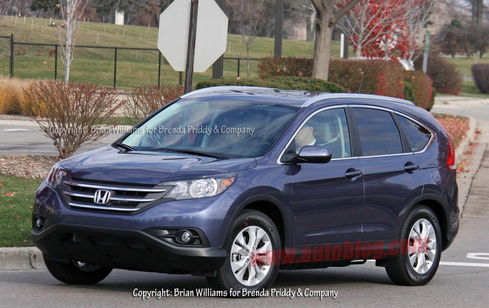 2012 Honda CR-V spotted undisguised with interior shot