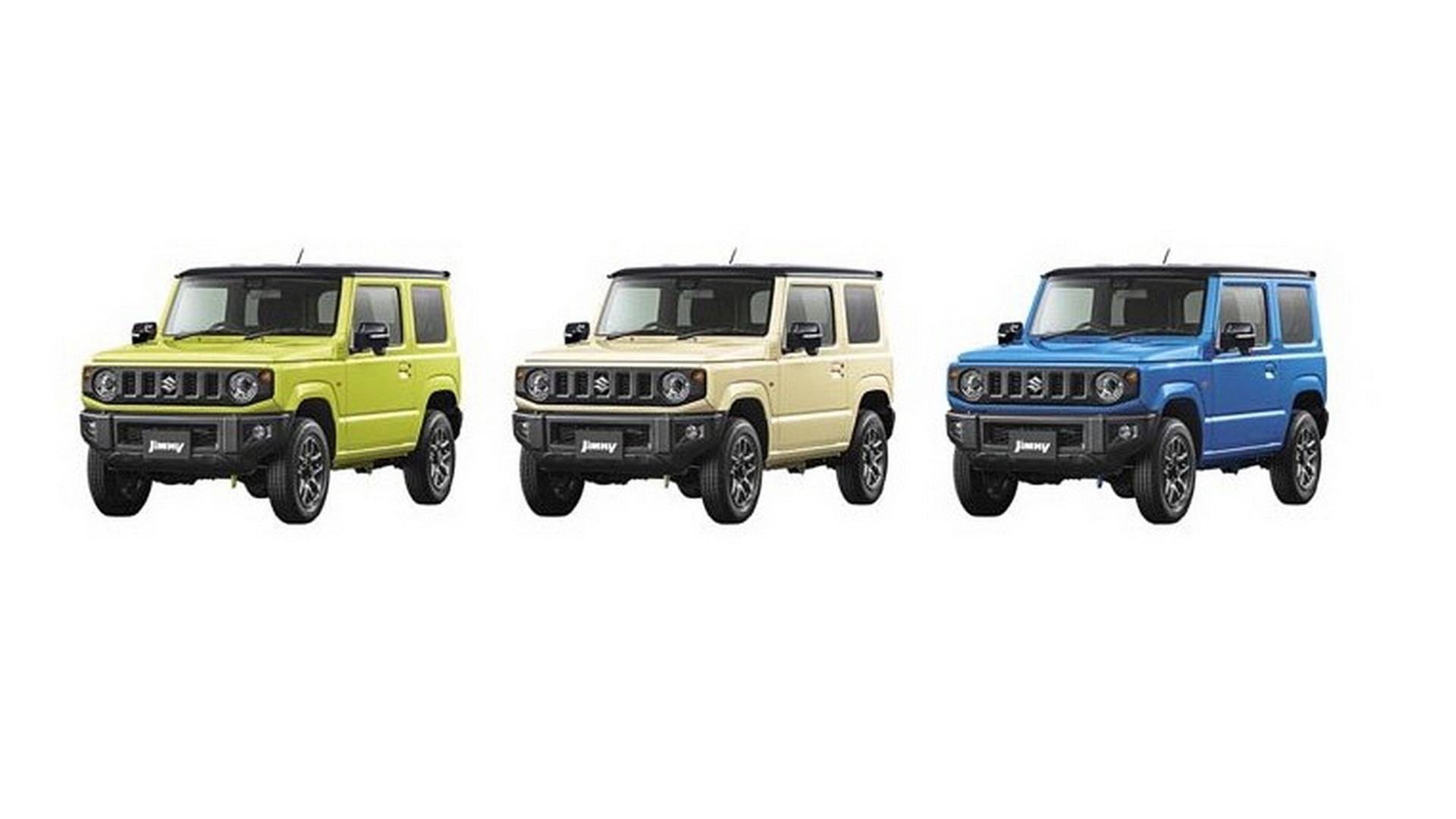 check out the new suzuki jimny as a pickup, four-door 