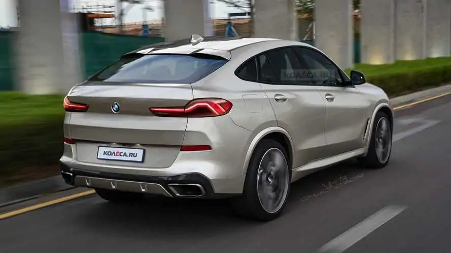 New BMW X6 loses all camo in speculative rendering