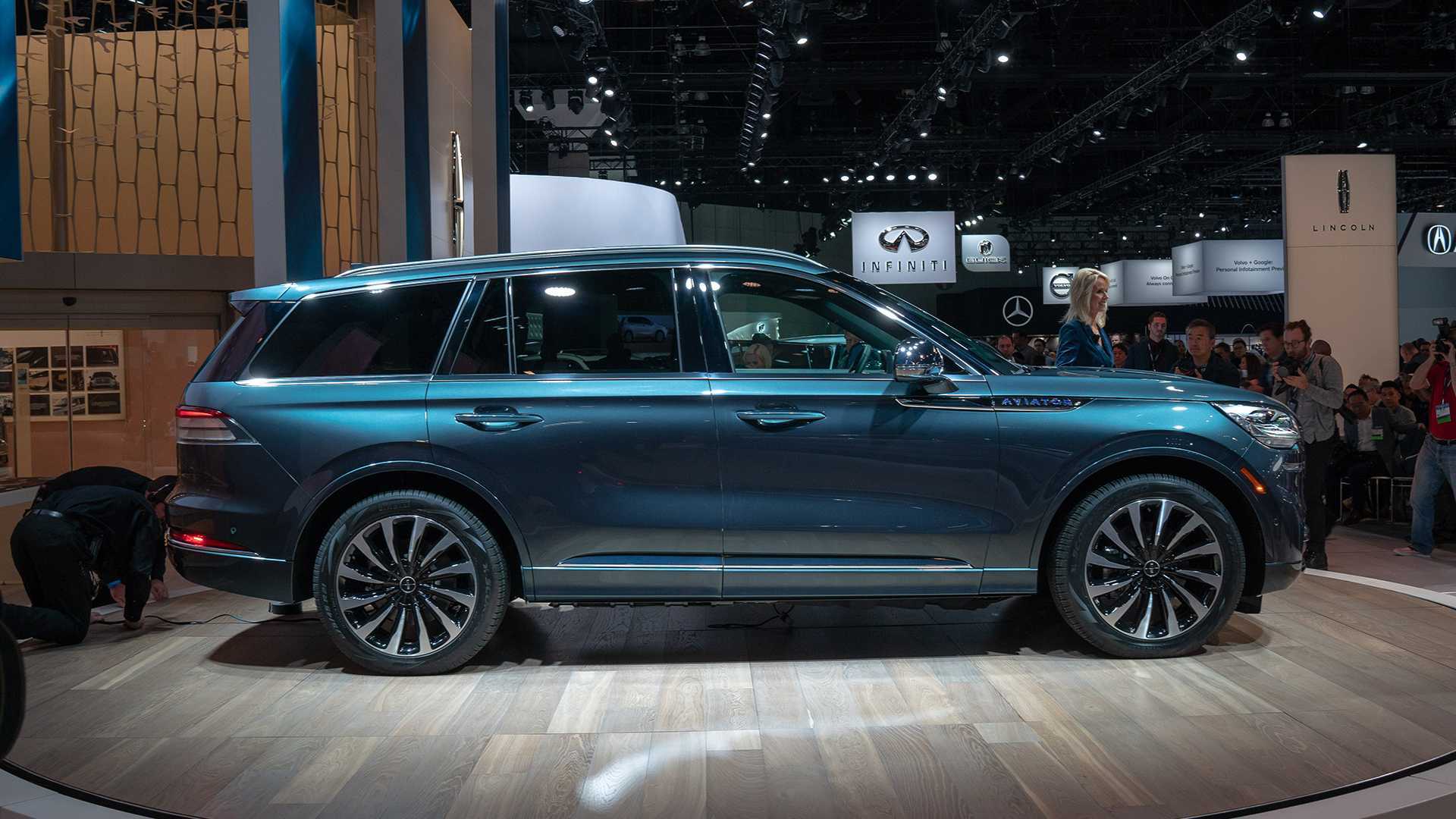 The Lincoln Aviator SUV is the most expensive at $91,145