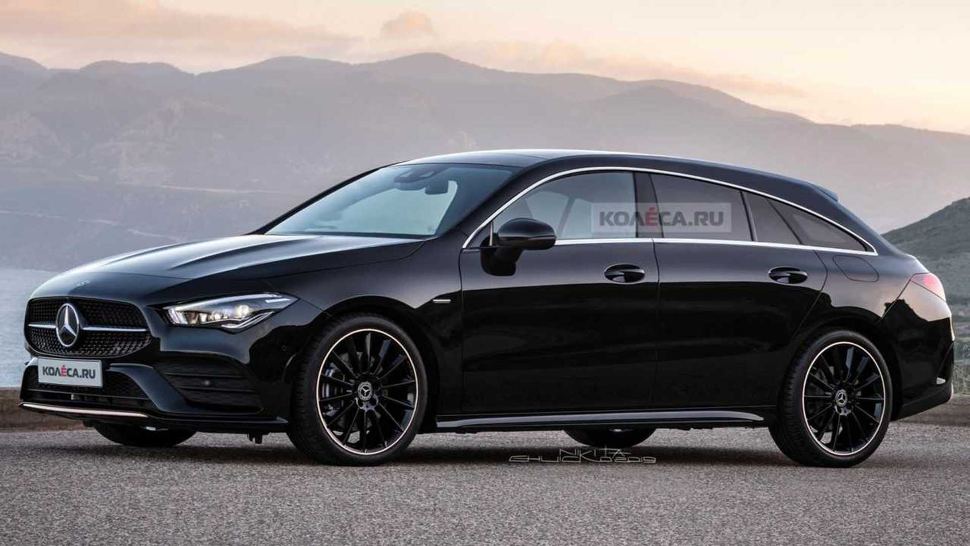 2020 Mercedes CLA Shooting brake redesigned as a stylish wagon