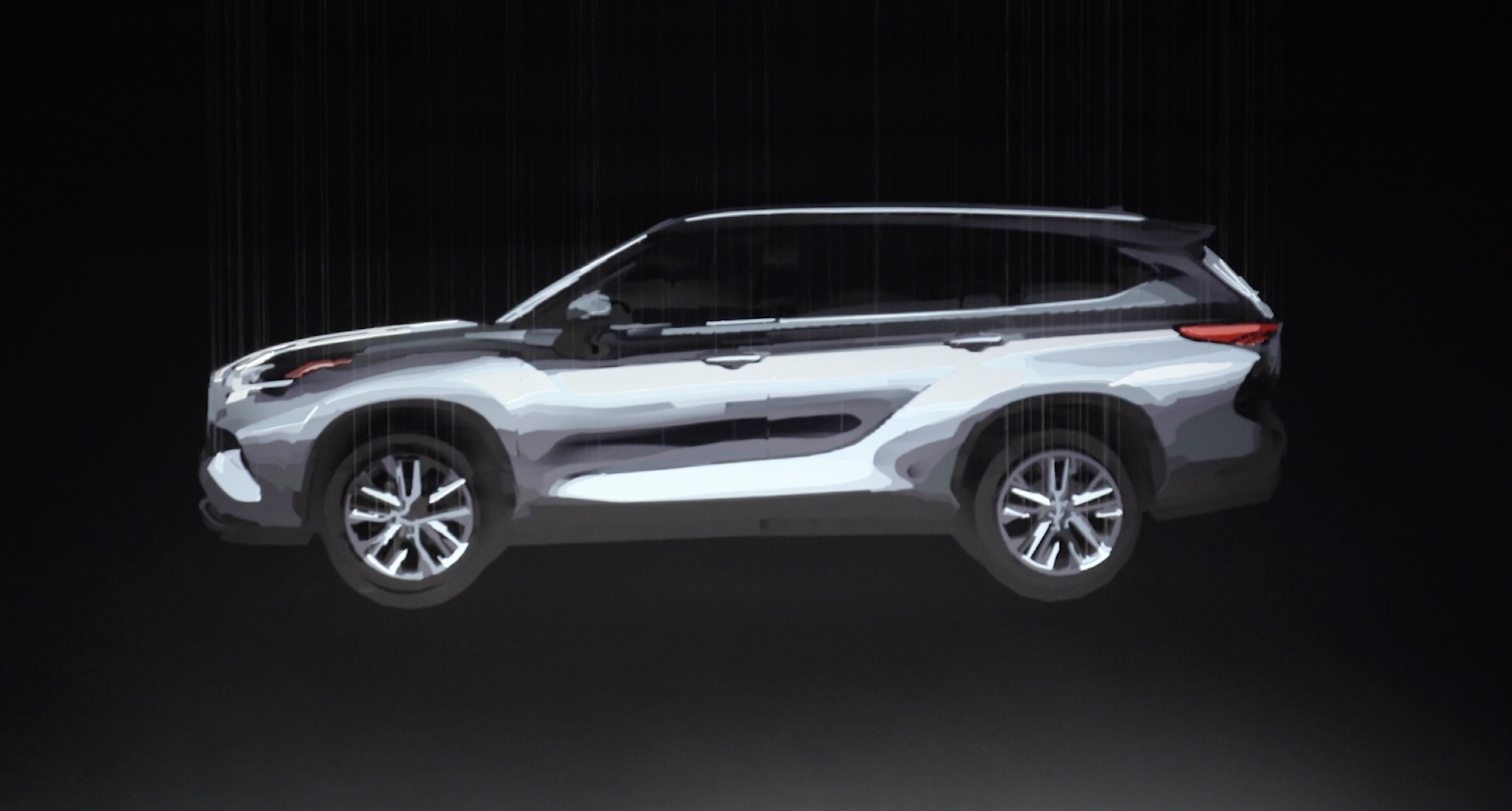 2020 Toyota Highlander Teases New Form In Artistic Video