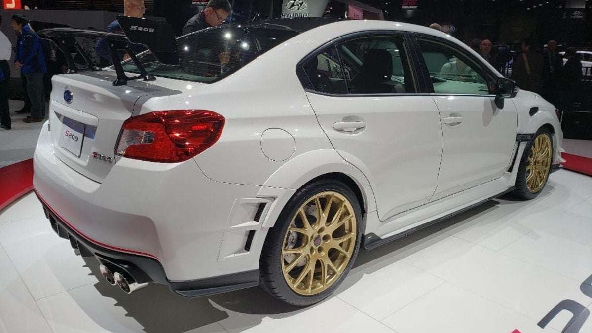 Subaru WRX STI STI S209 arrives with 341 HP, and only 200 coming to the U.S.