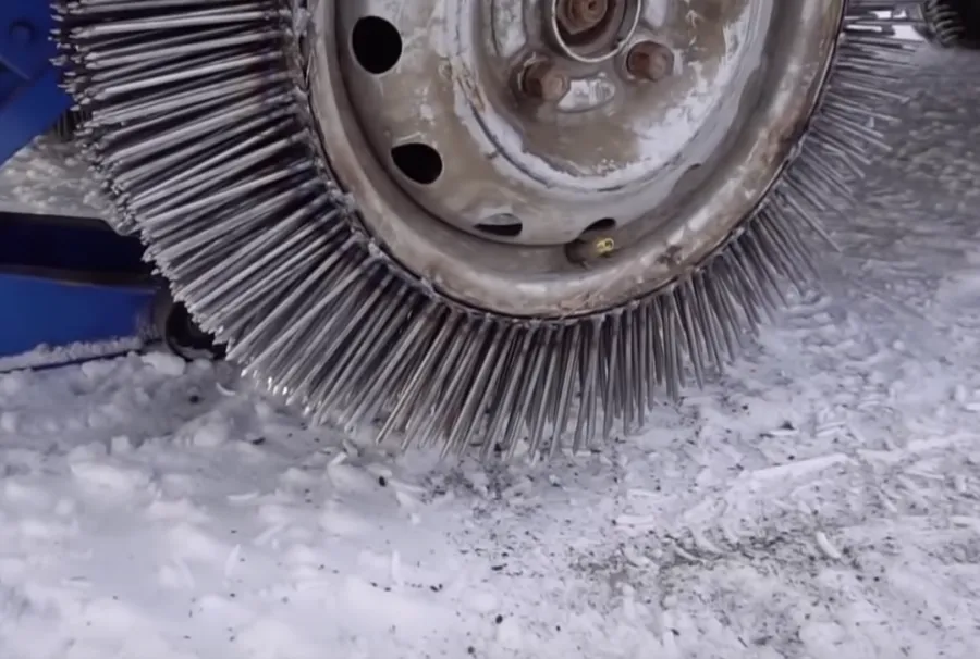 What happens if you replace tires with 3,000 nails?