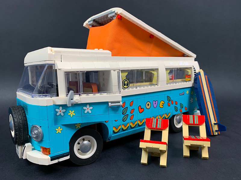 VW Showcases Life-Sized Lego T2 Camper van