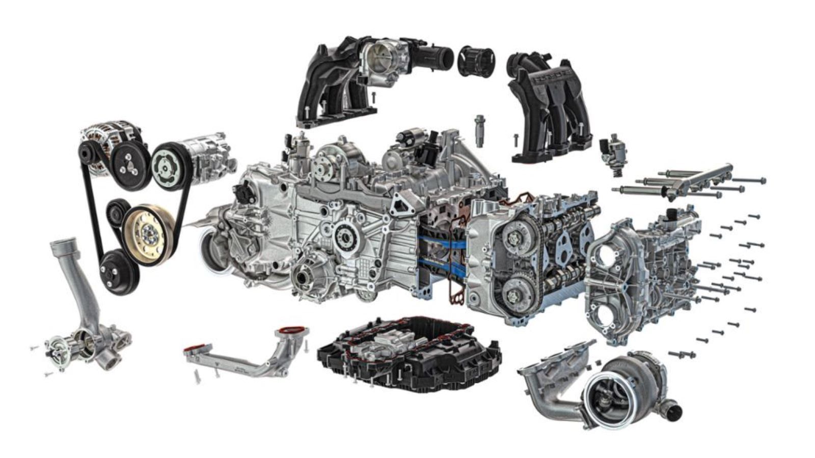 Porsche's Boxer Engine Shows Its Best