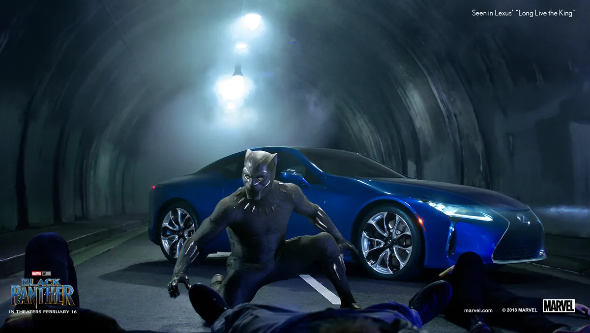 Lexus Releases New LC 500 Video Clip from Black Panther Cameo