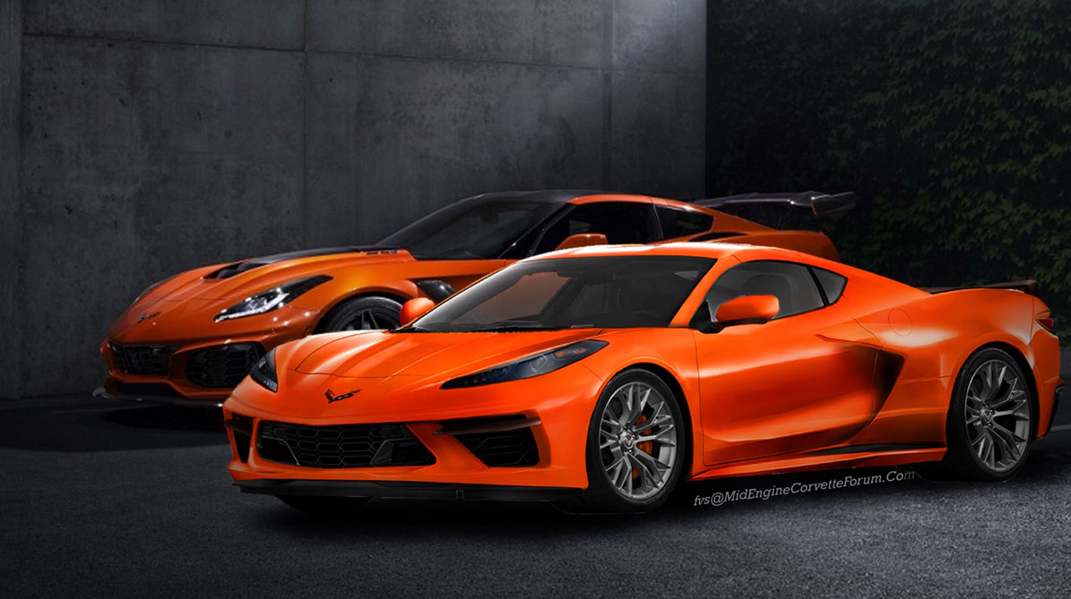 Classy C8 Corvette Rendering Pays