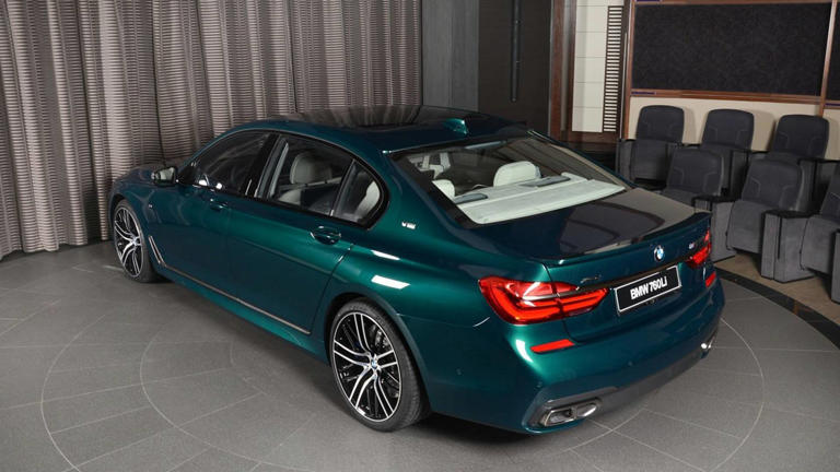 BMW M760Li Boston Green has That Special Look