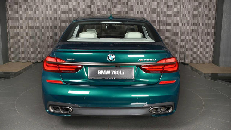 BMW M760Li Boston Green has That Special Look