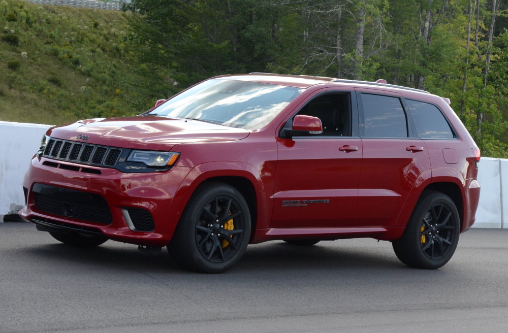 You can watch the 1,012-HP Jeep Trackhawk cover a quarter mile very quickly