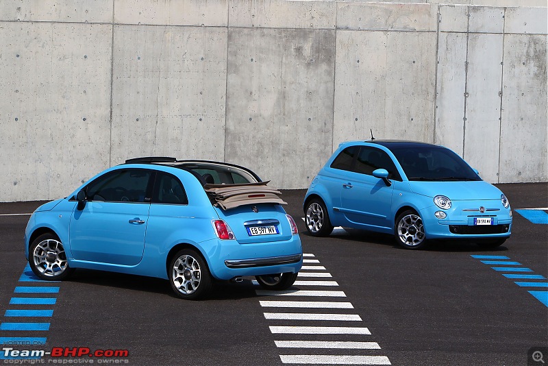 Fiat 500C and 500C equipped with the TwinAir 85 HP 2-cylinder engine