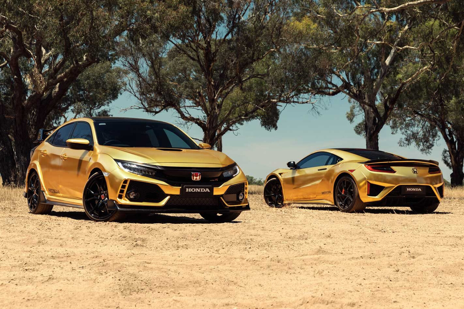 Honda Civic Type R, NSX Go Gold for Australian Anniversary