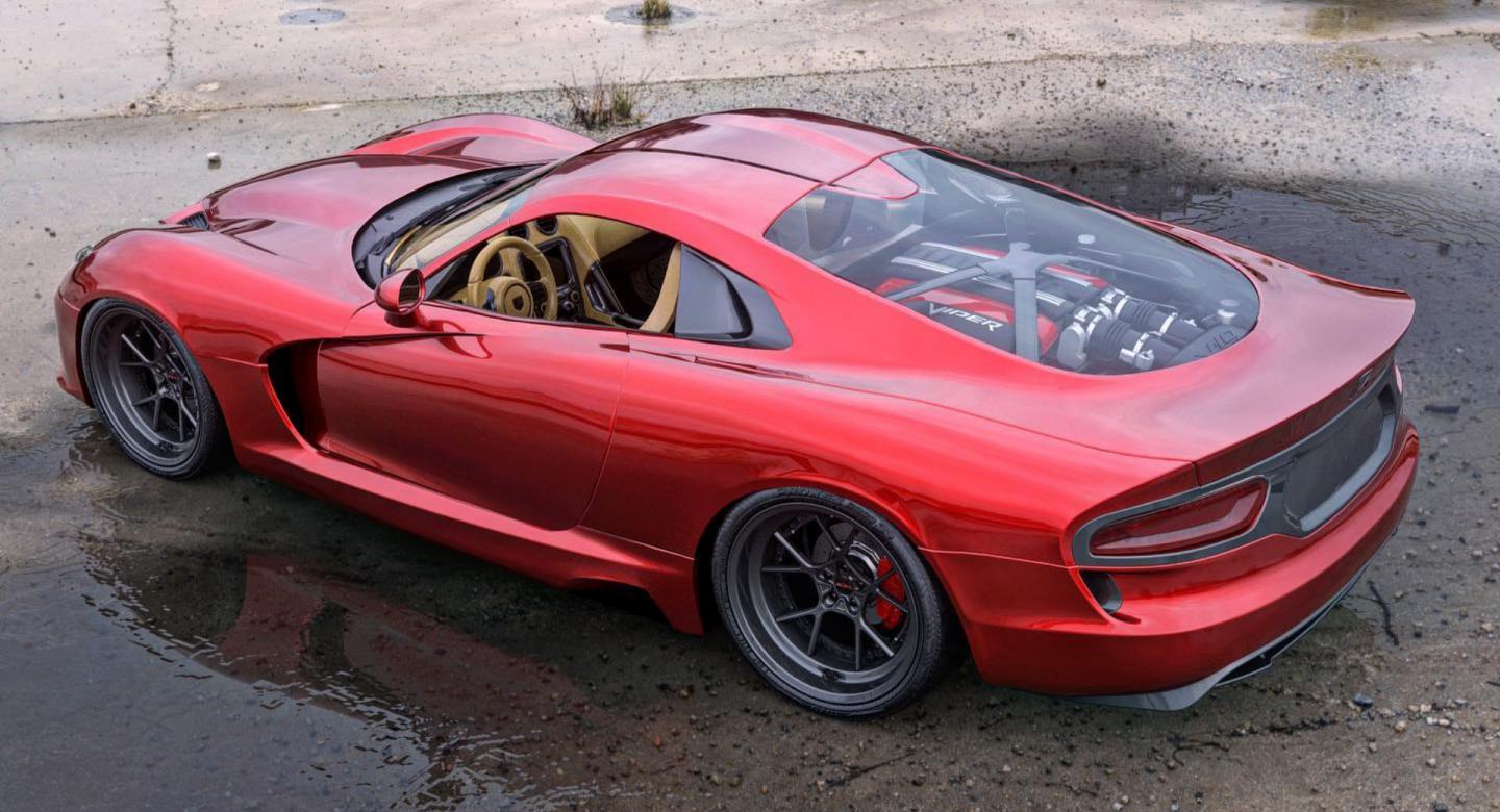 This Dodge Viper render with mid-engine Dodge Viper tops our holiday wishlist