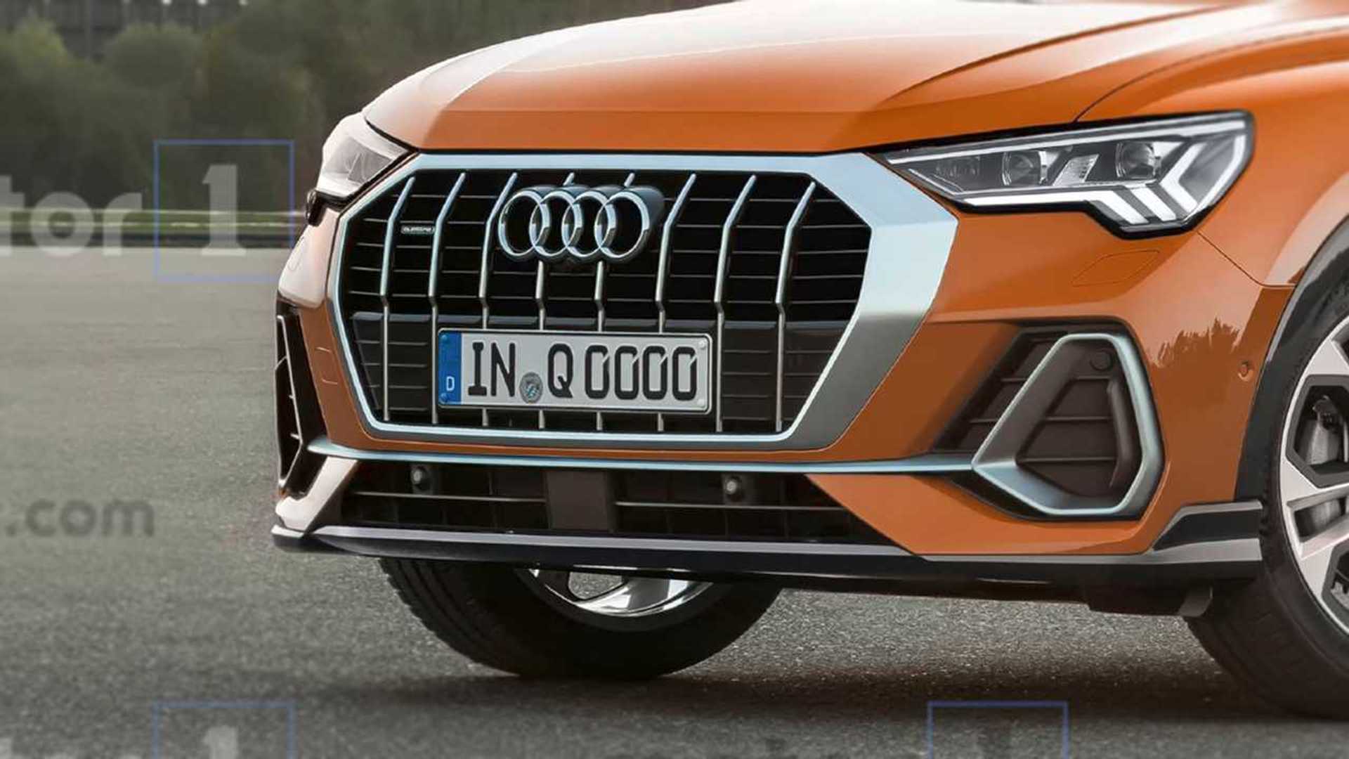 New rendering shows the first-ever Audi Q4 losing all its disguise