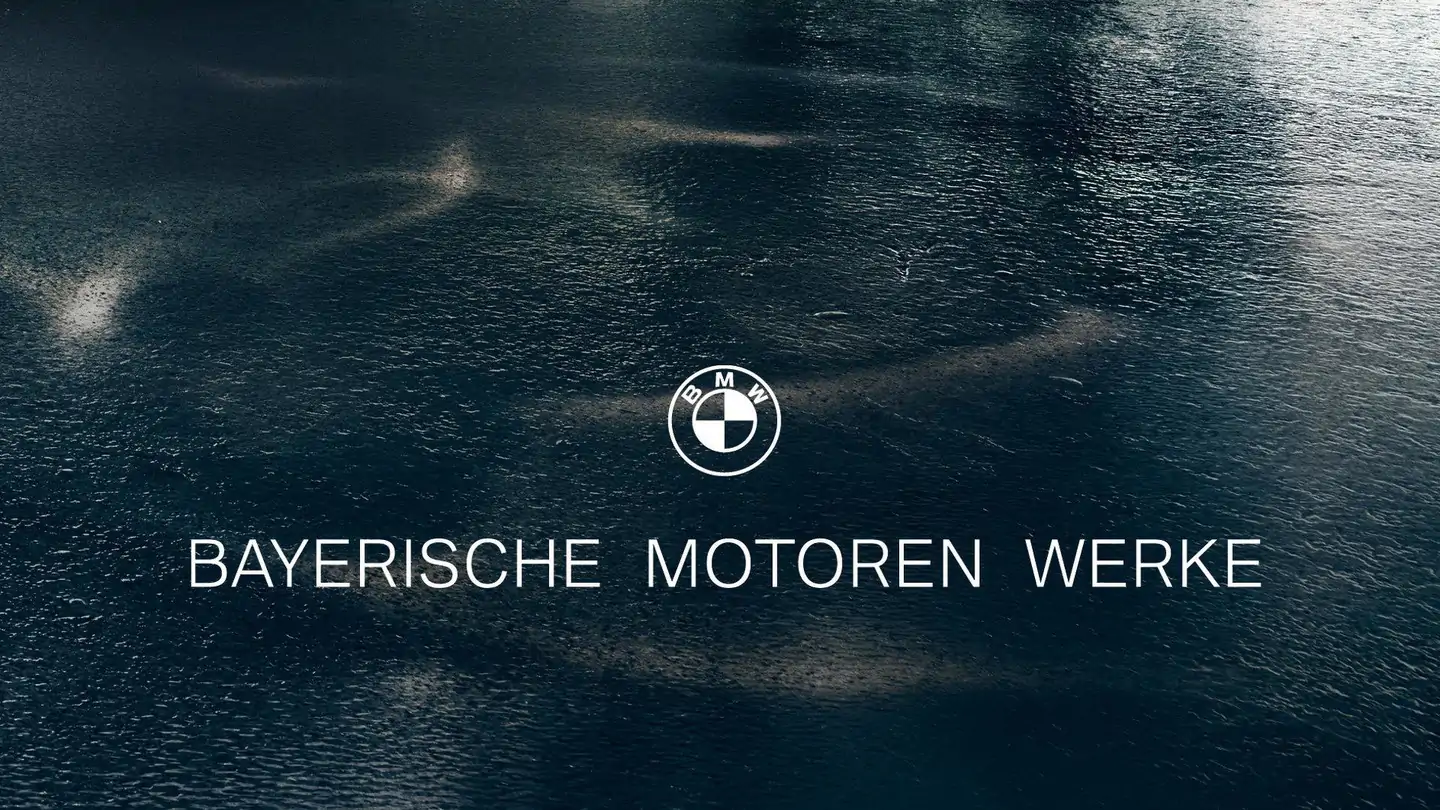 bmw unveils a new black-and-white logo for its elite models