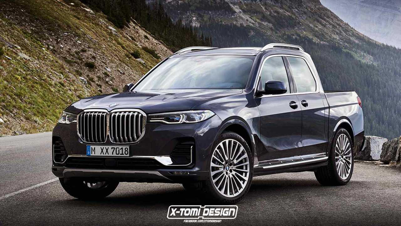 BMW X7 Pickup rendering is purely for fun