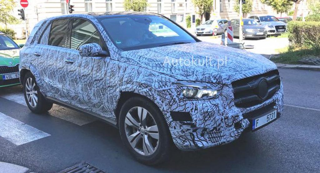 2019 Mercedes GLE Ditches Camo In New Rendering