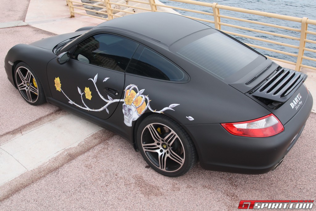 Russian tuner Dartz drops whale penis-leather, wraps Porsche 911 in whale skin vinyl