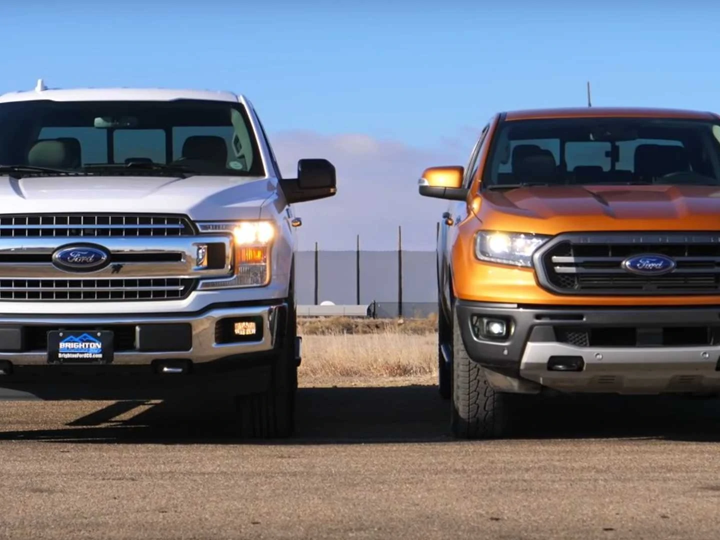 2019 Ford Ranger Takes On F-150 In Head-To-Head Drag Race