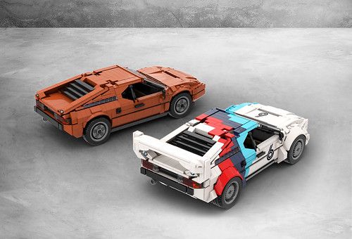 Lego Ideas BMW M1 Creation: Road and Race Car