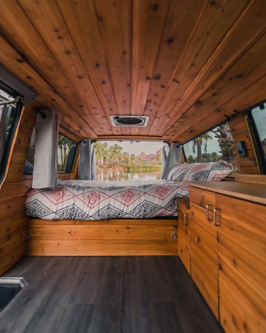 $35,000 Gets You a Commercial Van That's Turned into a Woody Camper