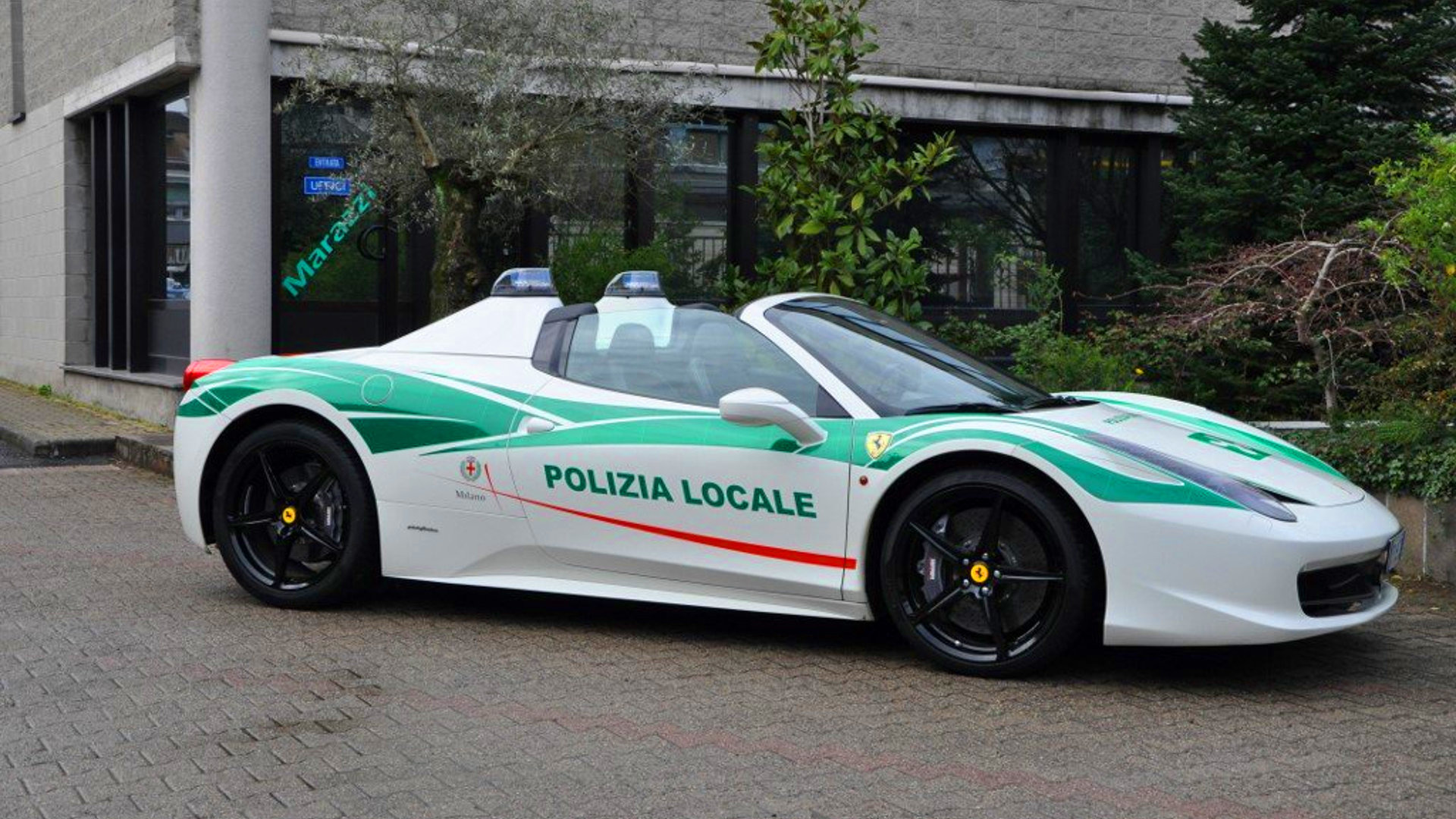 Ex-Mafia Ferrari Ferrari 458 Spider Is Now a Police Car