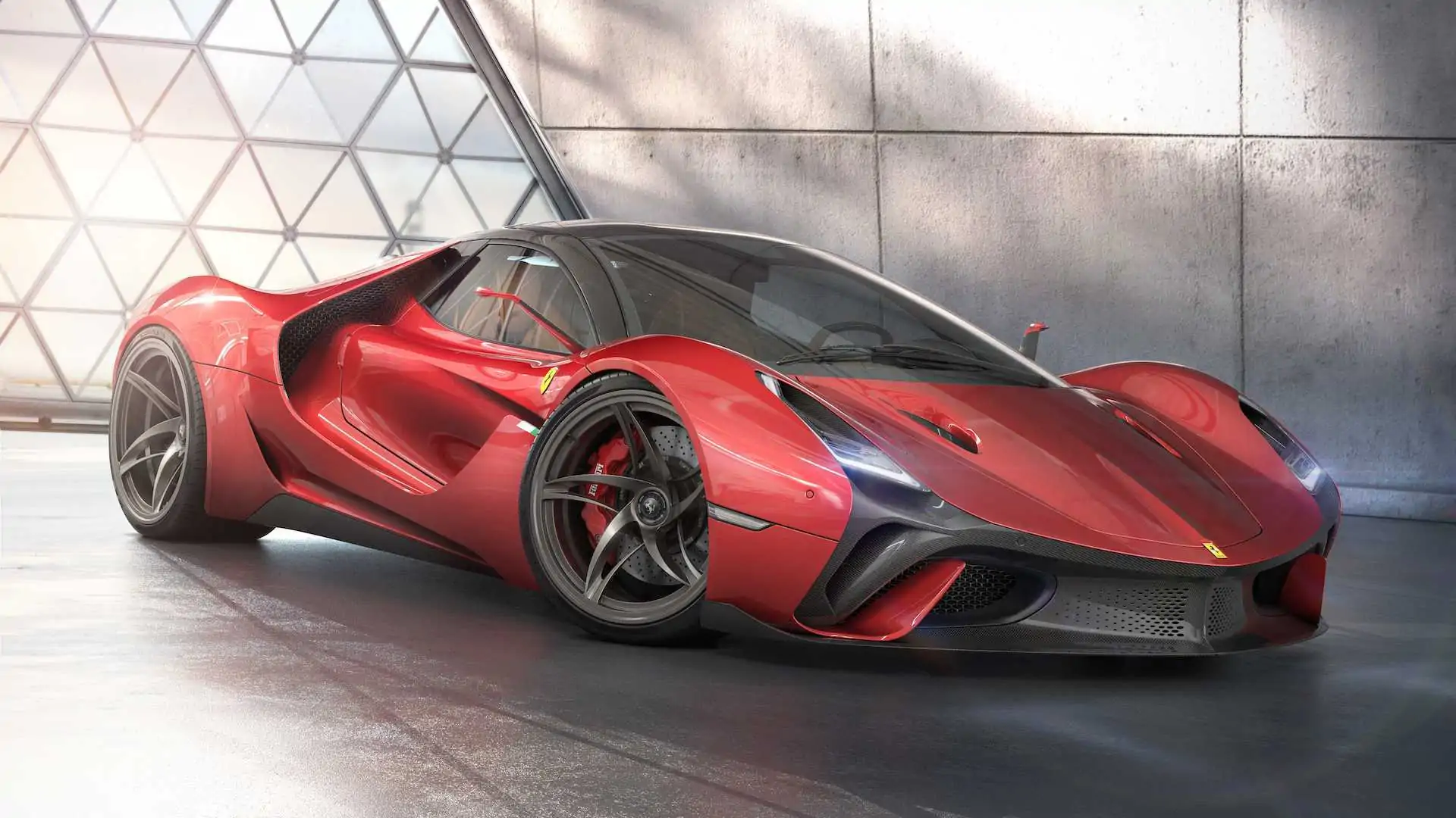 LaFerrari Successor rendering isn't real, but it is stunning