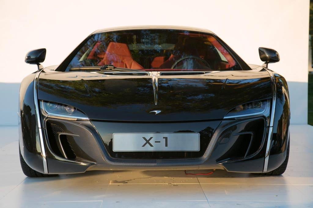 Official unveiling of McLaren X-1 concept at Pebble Beach