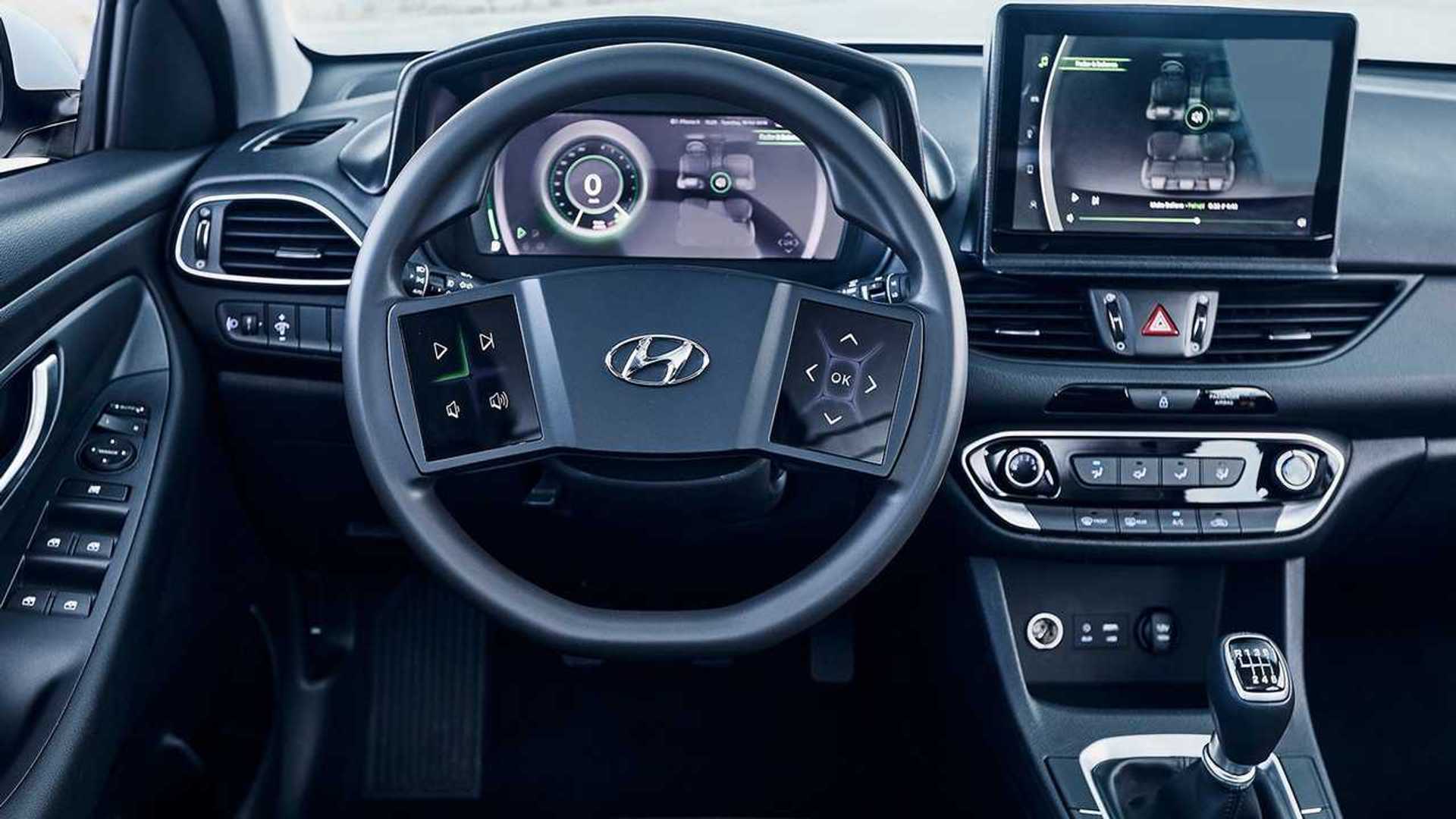 Hyundai Believes Steering Wheel Touchscreens are a Good Idea