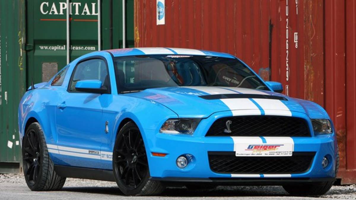 GeigerCars Amplifies 2010 Ford Shelby GT500 Mustang Up to 810 PS