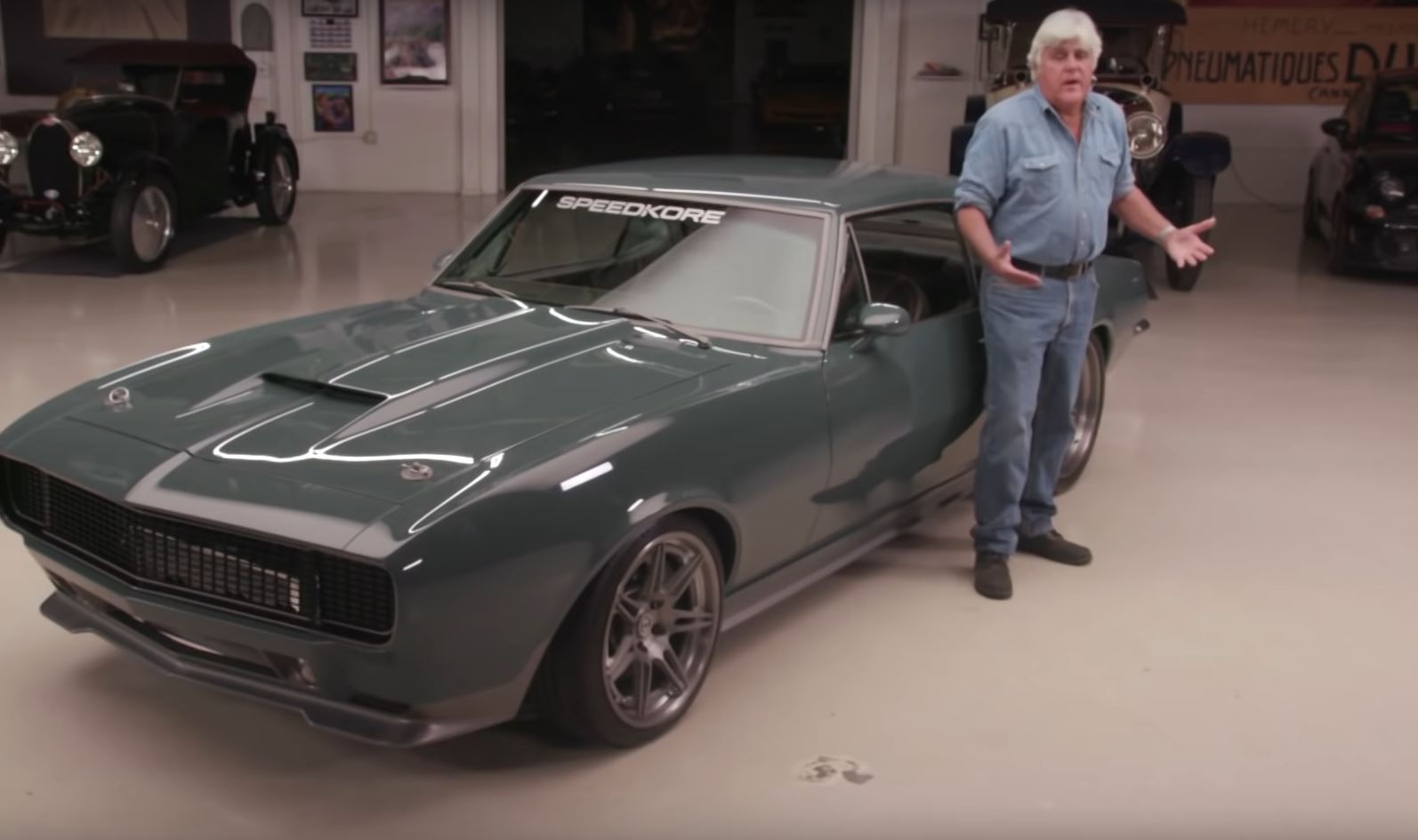 Jay Leno's Garage Shows Captain America's Classic Camaro Great!