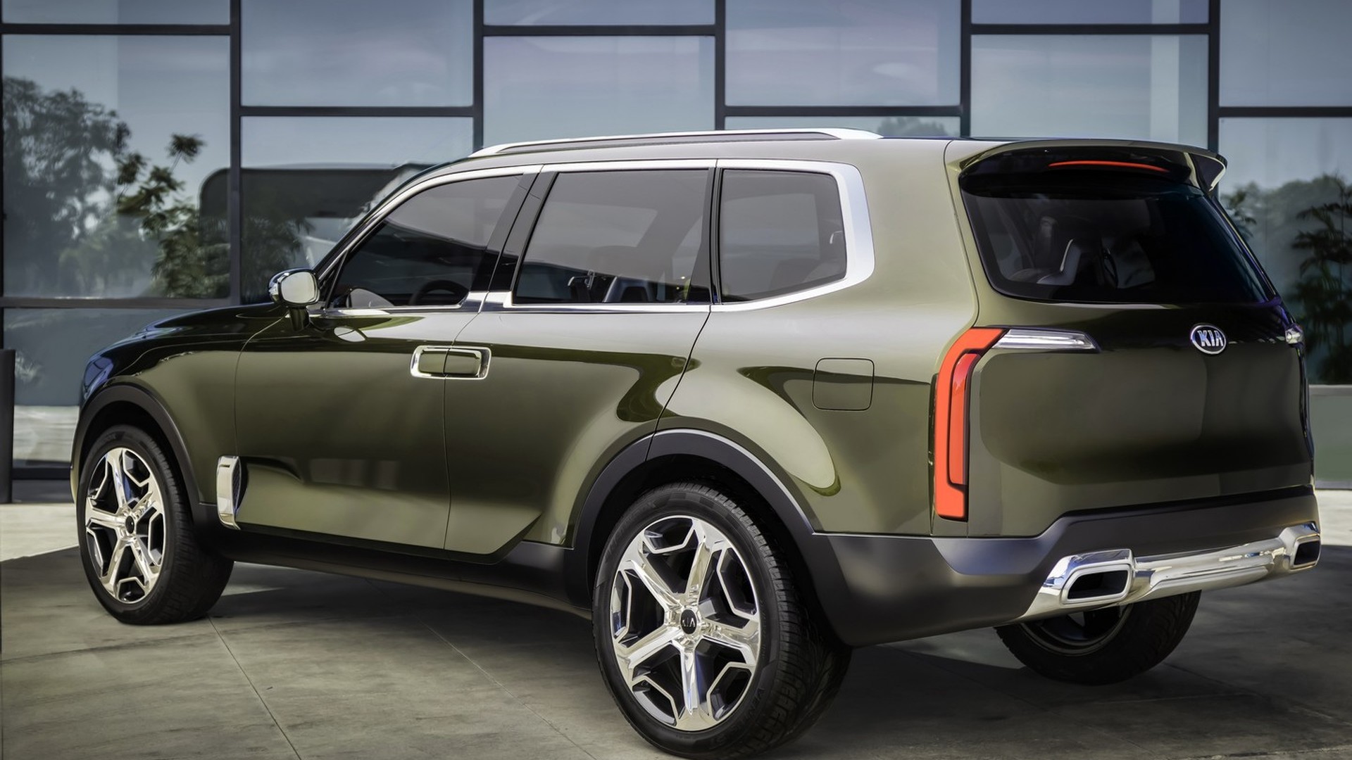 Concept Kia Telluride Big SUV Production Version