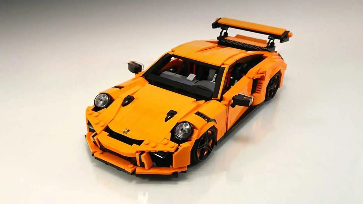 Lego Porsche 911 GT3 RS Custom Built Is Amazing In Every Way