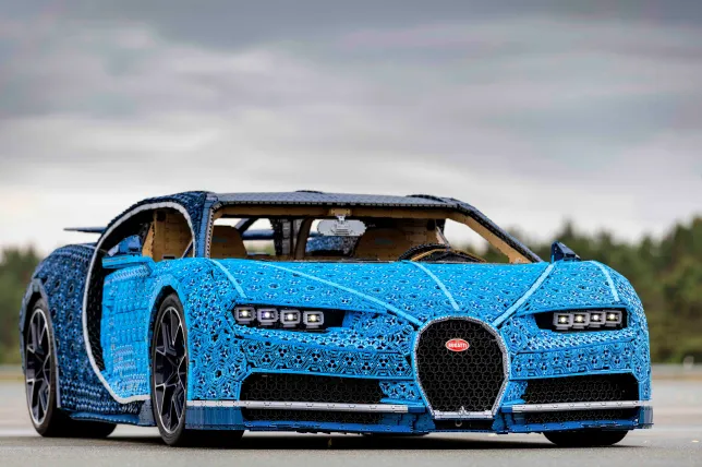 Lego Bugatti Chiron gets the Walkaround Treatment Just Like A Real Car