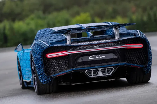 Lego Bugatti Chiron gets the Walkaround Treatment Just Like A Real Car