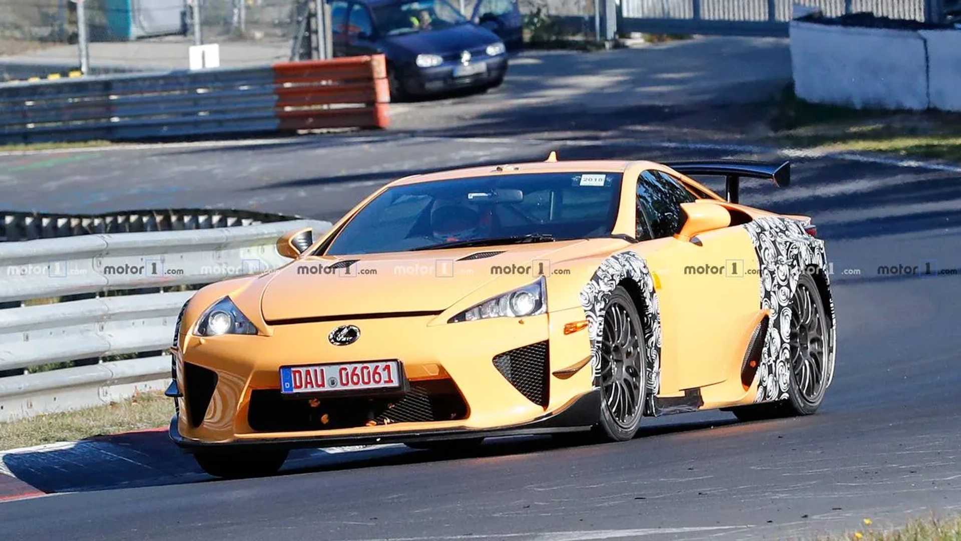 Mysterious Lexus LFA Widebody Testing Mule Found Lapping The Ring [UPDATE]