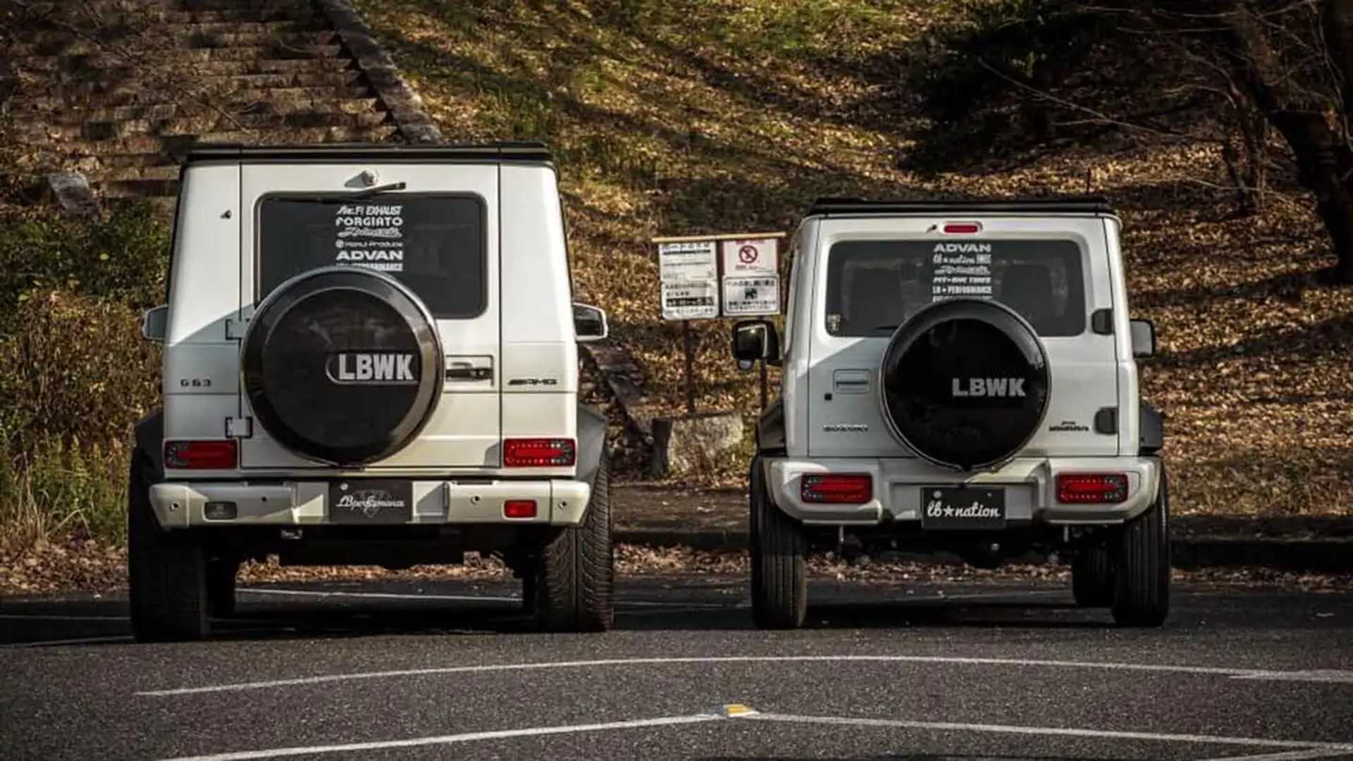 A Tuned Suzuki Jimny-Class Lookalike Meets the Real Thing