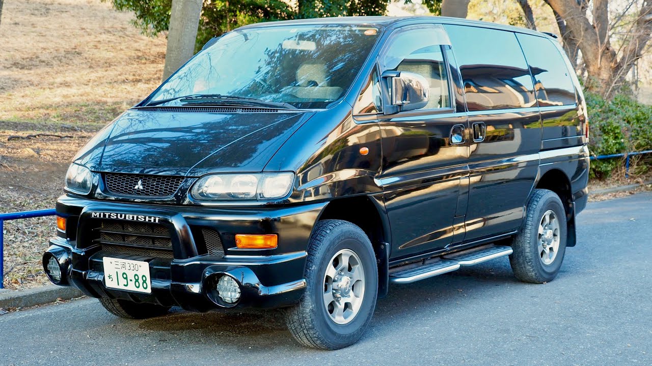 Mitsubishi Delica Space Gear Is One Quirky AWD Lifted Minivan